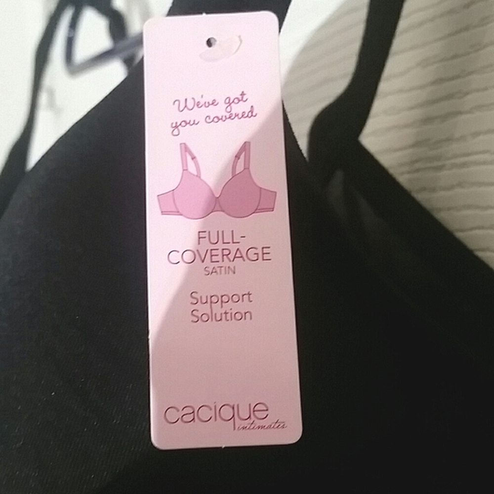Cacique black smooth 40F DDD new bra - Picture 3 of 5